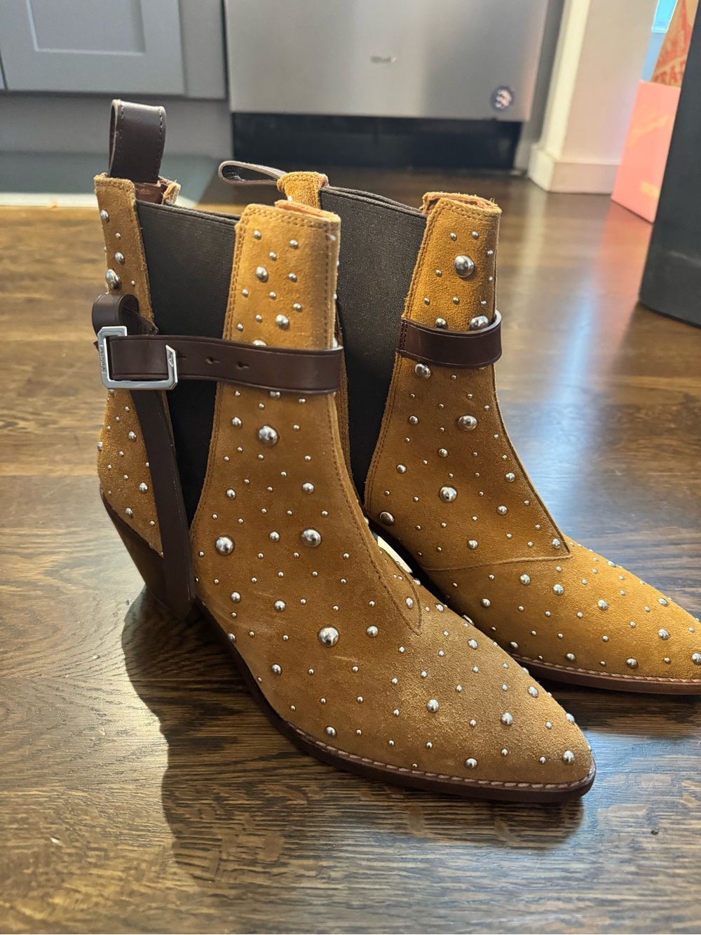 Zadig & Voltaire Tyler Dream Studs Ankle Bootz